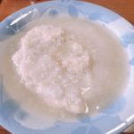 ライザップ44日目の食事。参鶏湯は精米が入っているのでNG
