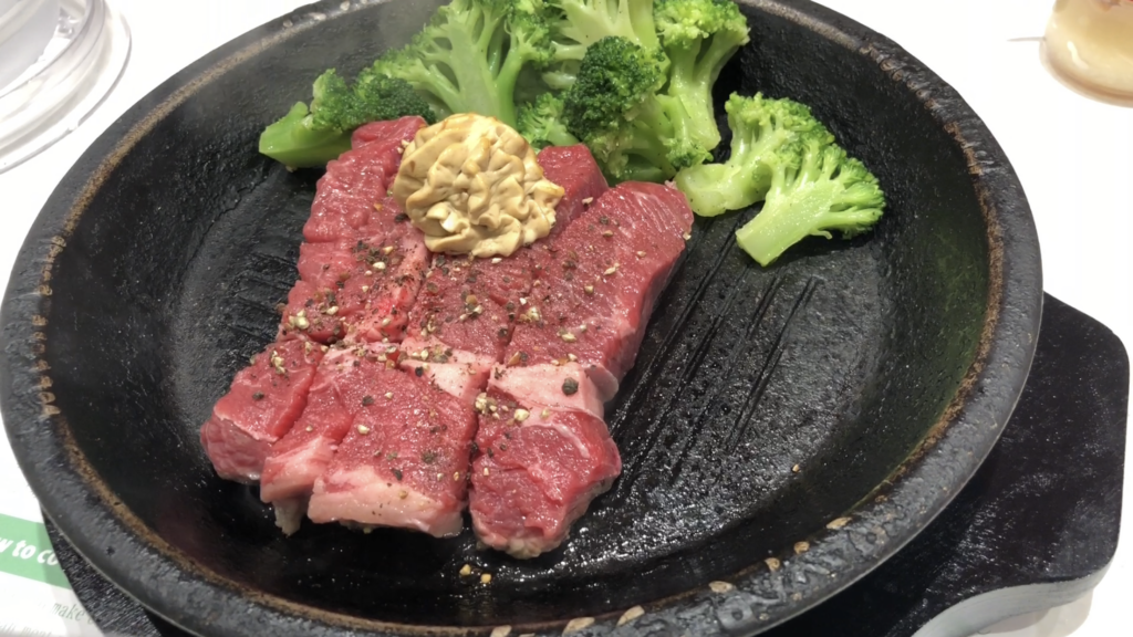 ライザップ47日目の食事。ペッパーランチでステーキ喰う！