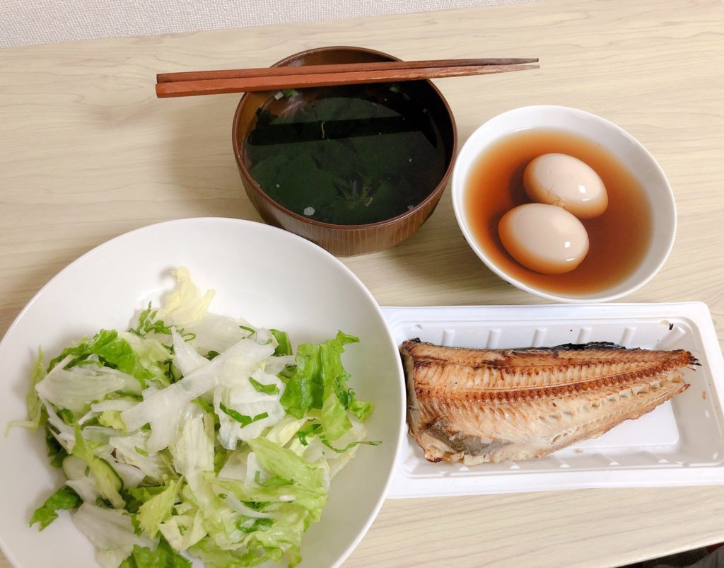 ライザップ56日目の食事。セブンイレブンの食事パターン